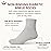 Diamond Star Diabetic Ankle Socks, Non-Binding Circulatory Doctor Approved Cushion Cotton Quarter Socks for Mens Womens (3 Pack White, Big & Tall Men\'s 13-15 Shoe Size 9-14)