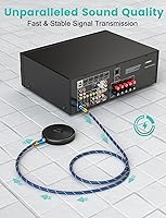 Vista 2 de EMK Mini TOSLINK a TOSLINK - Cable de audio óptico digital S/PDIF/cable de fibra óptica para cine en casa, barra de sonido