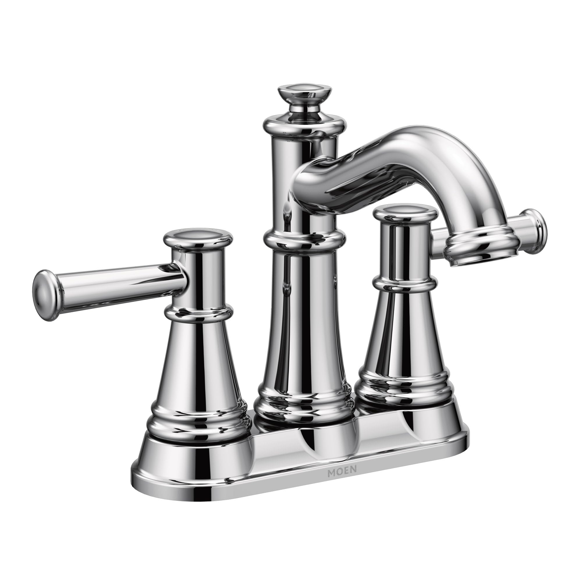Moen 6401 Belfield İki Kulplu Centerset Banyo Bataryası, Krom