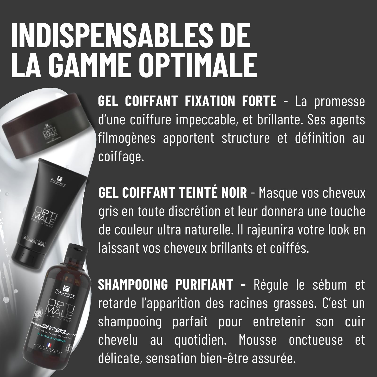 Fauvert Professionnel Sérum Barbe - Soin Barbe Homme Nourrissant & Adoucissant - Produit Barbe Homme - Huile d’Abyssinie et Huile Essentielle de Menthe Poivrée - Fabriqué en France - 100 ml