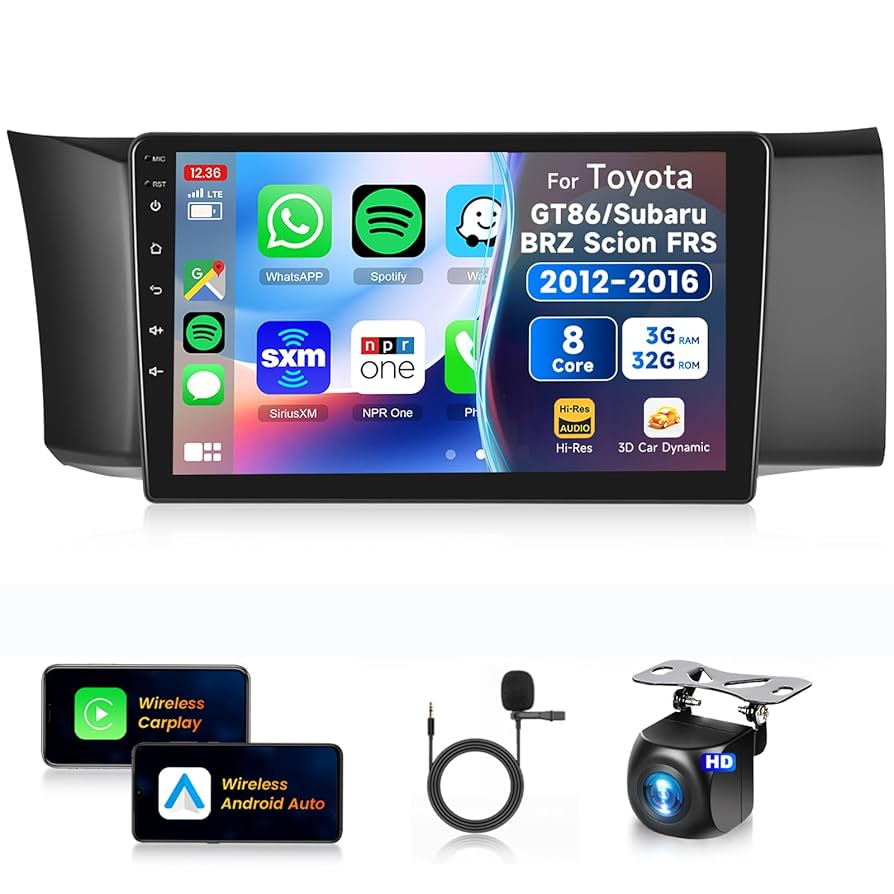 ANDROID - ｒｉｎ Car Stereo for Toyota GT86/Subaru BRZ Scion FRS 12-16