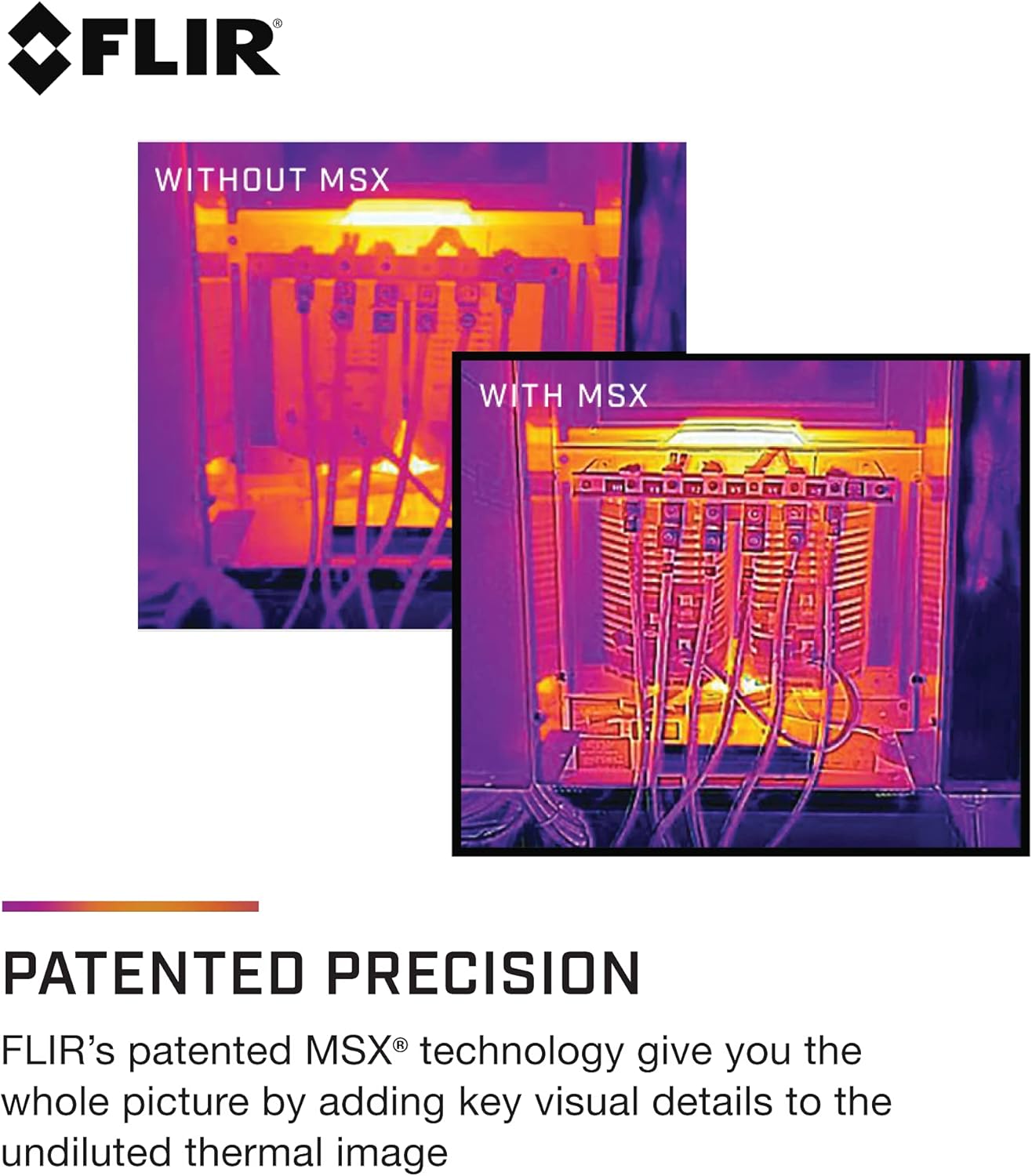 FLIR C3-X Compact Thermal Camera, Inspection Tool for Electrical/Mechanical, Building, and Maintenance Applications, with WiFi