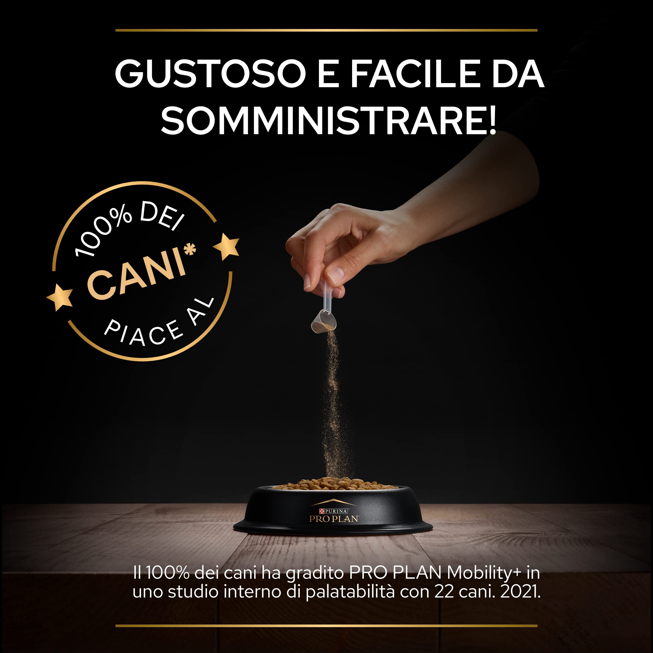 PURINA PRO PLAN Mobility + Supplements per Cani Adulti in Polvere con Collagene Confezione da 60g+B58