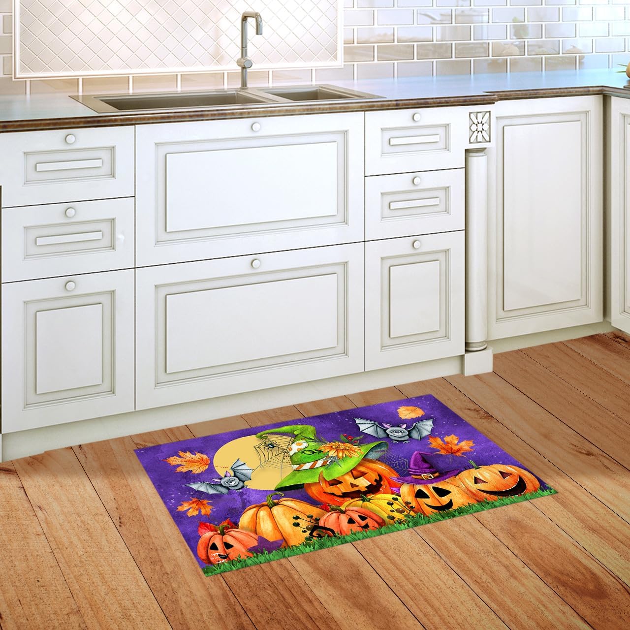 Briarwood Lane Happy Jack O Lanterns Doormat