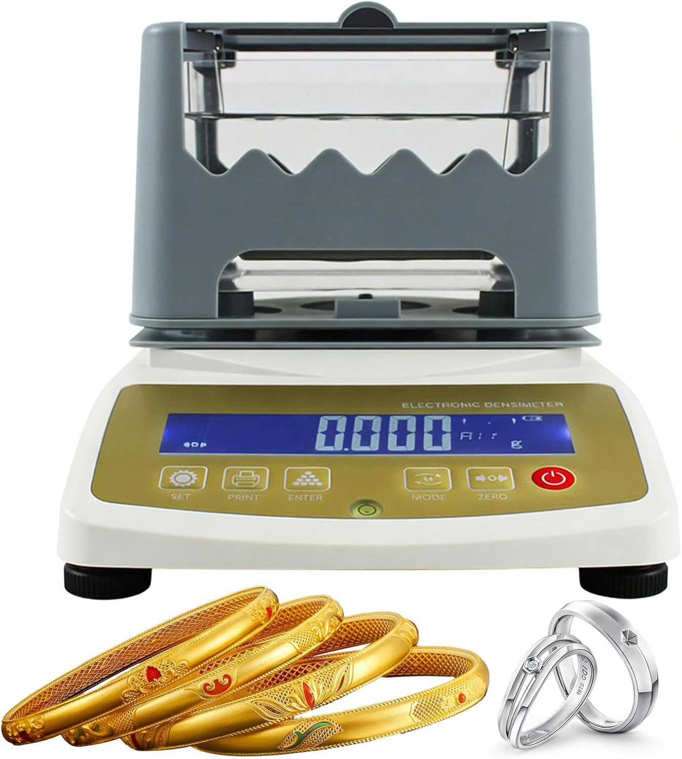 Complete Gold Tester Kit for Jewelry with Instant Purity Readings & Accurate Silver Detection. Essential for Enthusiasts Authenticating Gold, K Gold, Palladium & Platinum Daily 600g
