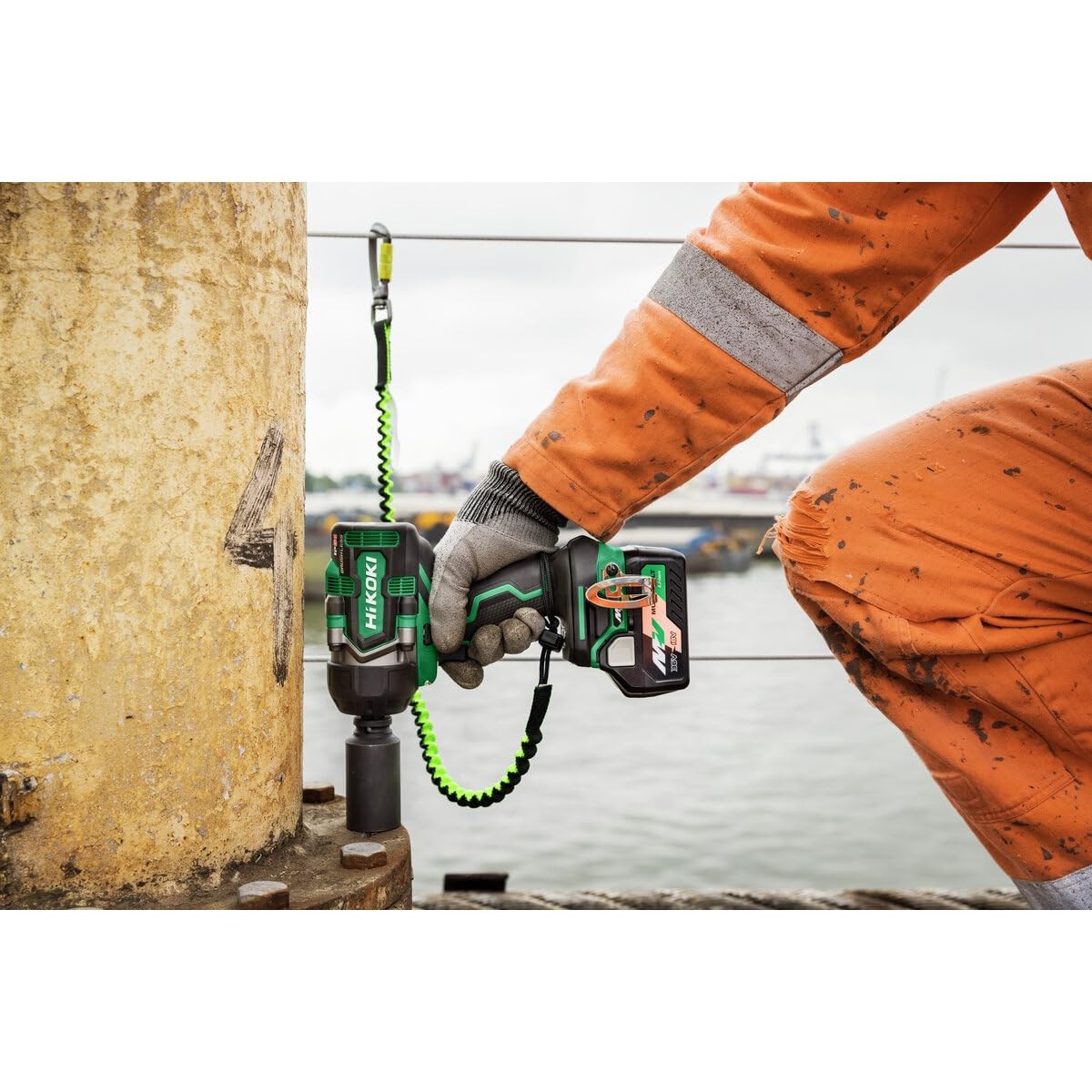 HiKOKI WR36DEJRZ - Avvitatore a impulsi brushless da 36 V con coppia di serraggio 770 Nm, 2 batterie, caricabatterie e custodia