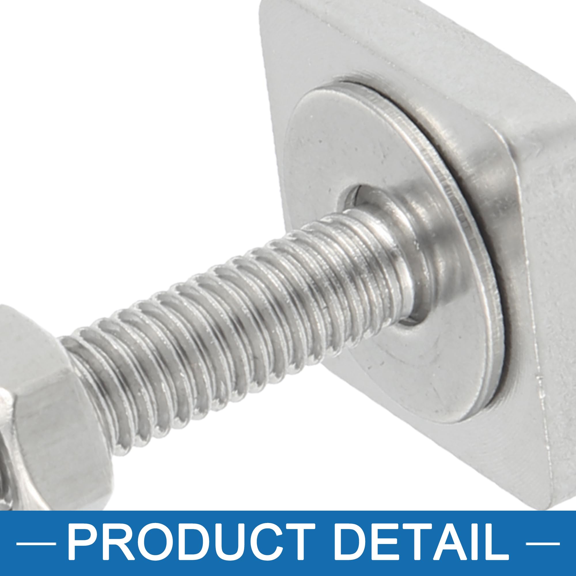 A ABSOPRO M6x65mm Roof Rack T Shaped Slot Bolt M6 W/Nuts Washer (Set of 4) - Image 4