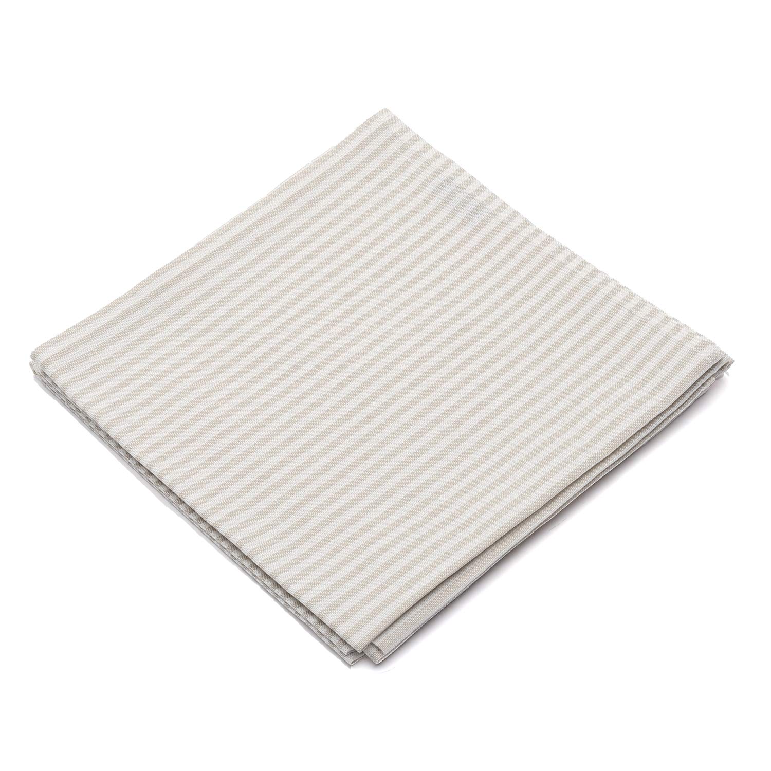 LinenMe Set of 4 Napkins Beige Linen Cotton Jazz, 18 x 18