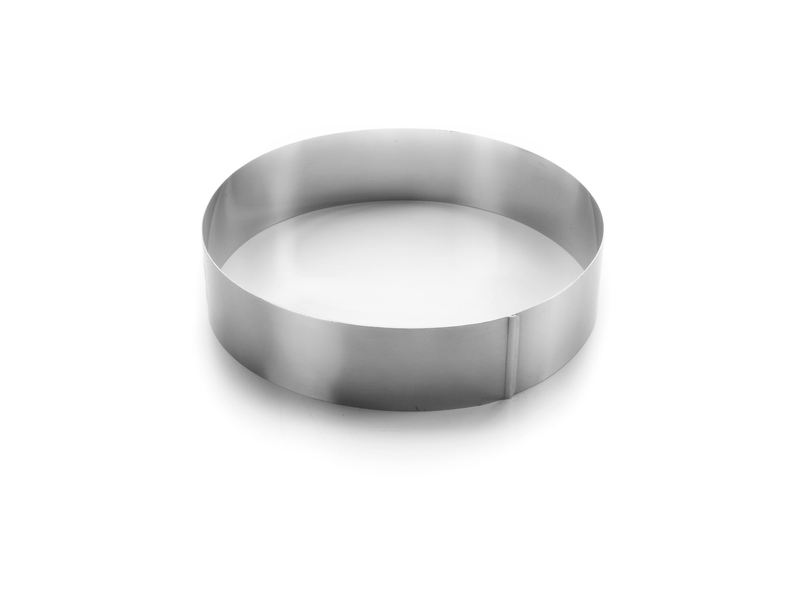 Lacor-68624-ROUND Cake Ring 24X6 CM. S/S. 18/10