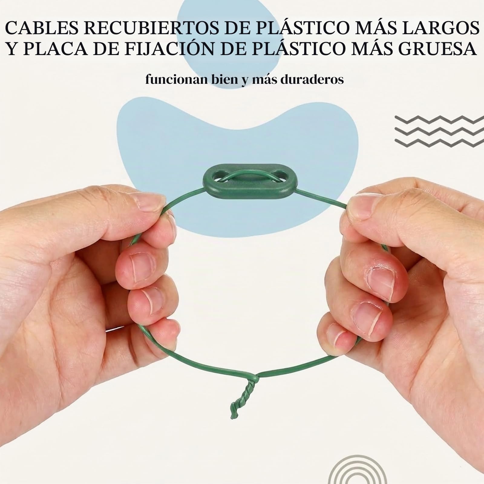 Photect 200 Kits de Accesorios para Pantalla Privacidad Clip de Montaje de Cerca Kit de Fijación Impermeable 200 Clips de Montaje 200 Bridas de Cables de Alambre de Placa de Montaje(Verde)