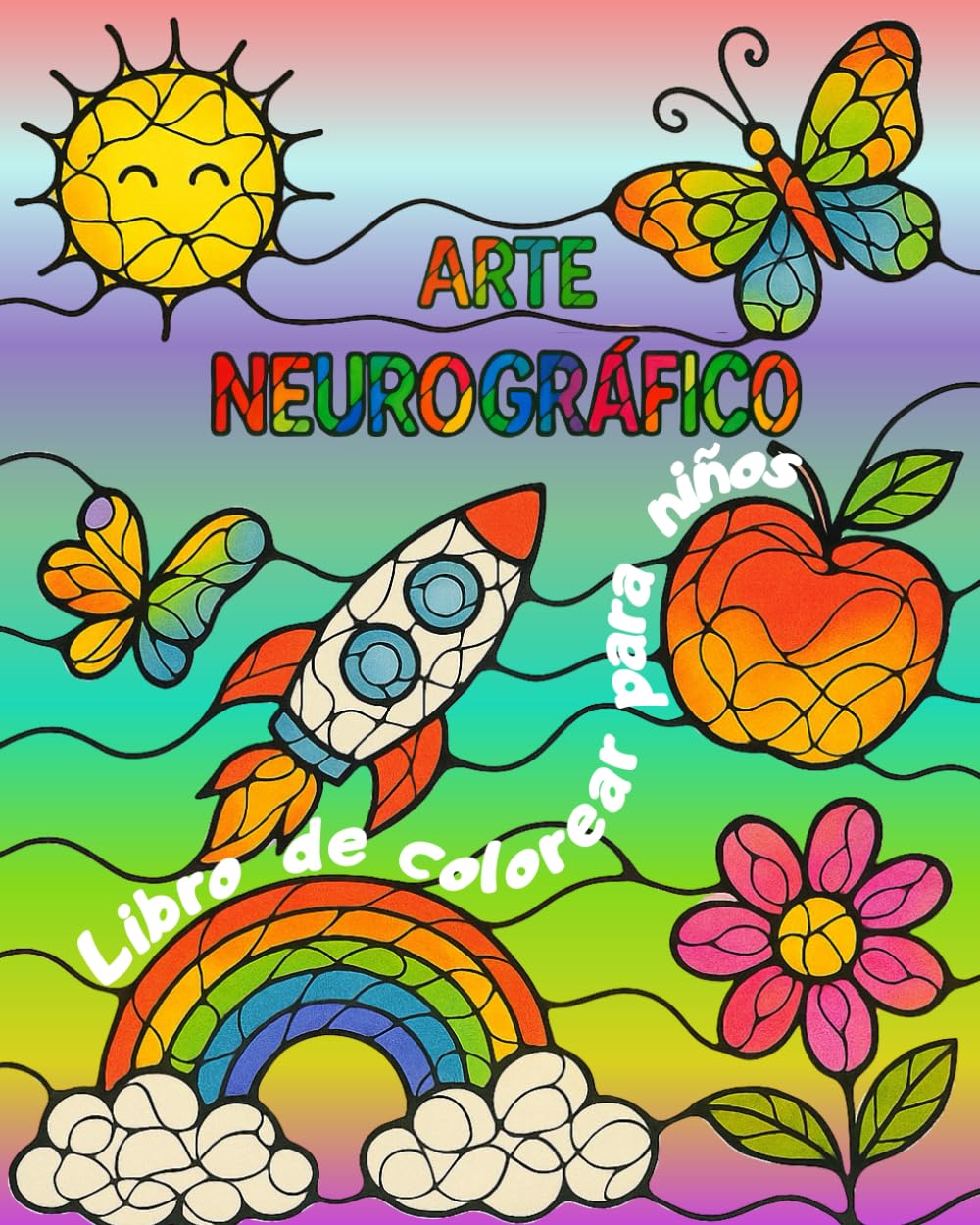Arte Neurográfico para Niños: El libro de colorear perfecto para la relajación, la imaginación y la diversión