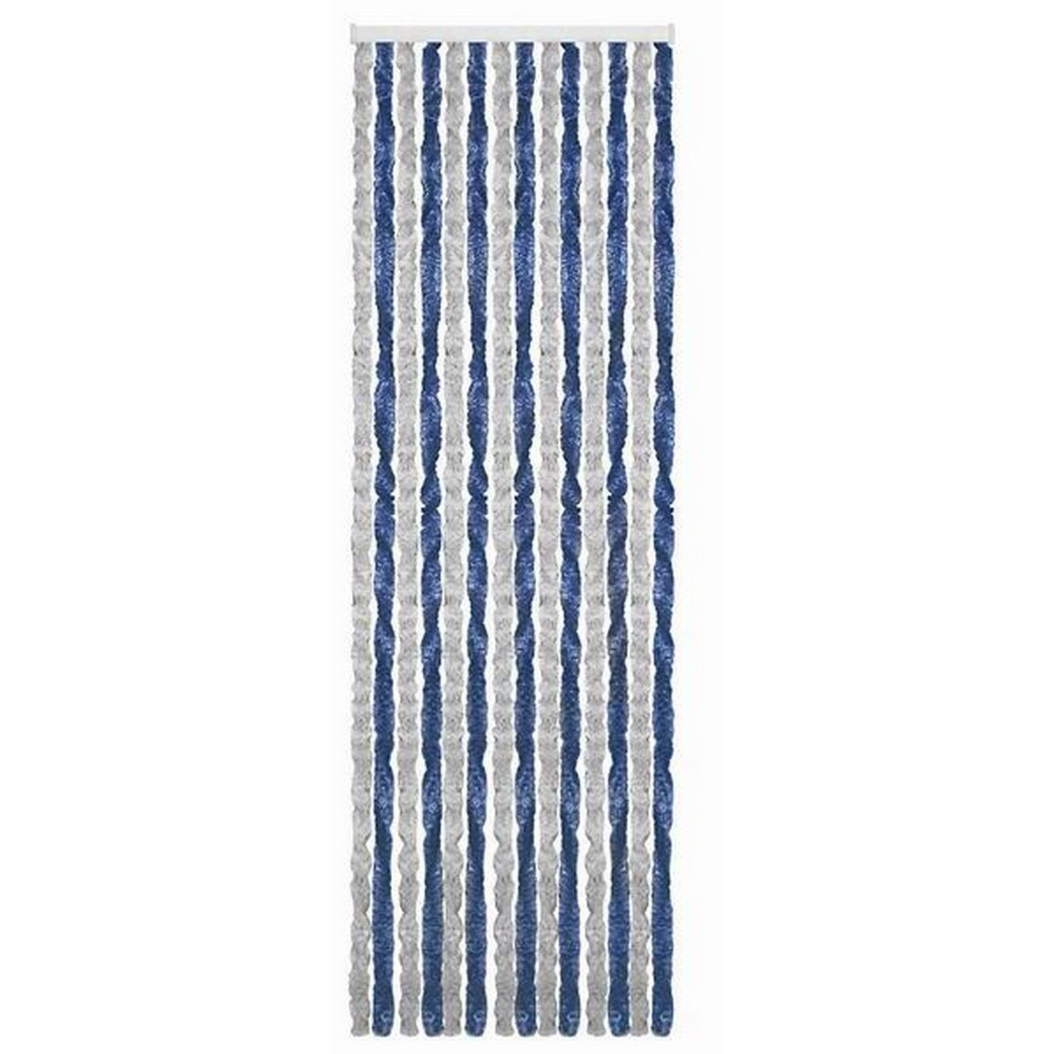 BRUNNER 7233100N.C50 Acapulco Tendina in ciniglia, Bianco/Grigio, 56x185 cm