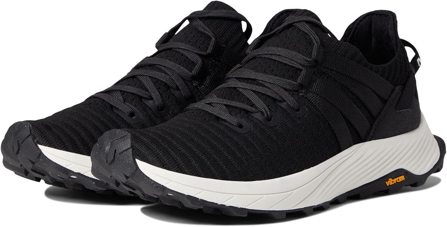 Merrell Women's Embark Lace Sneaker, Black/White, 8 Medium