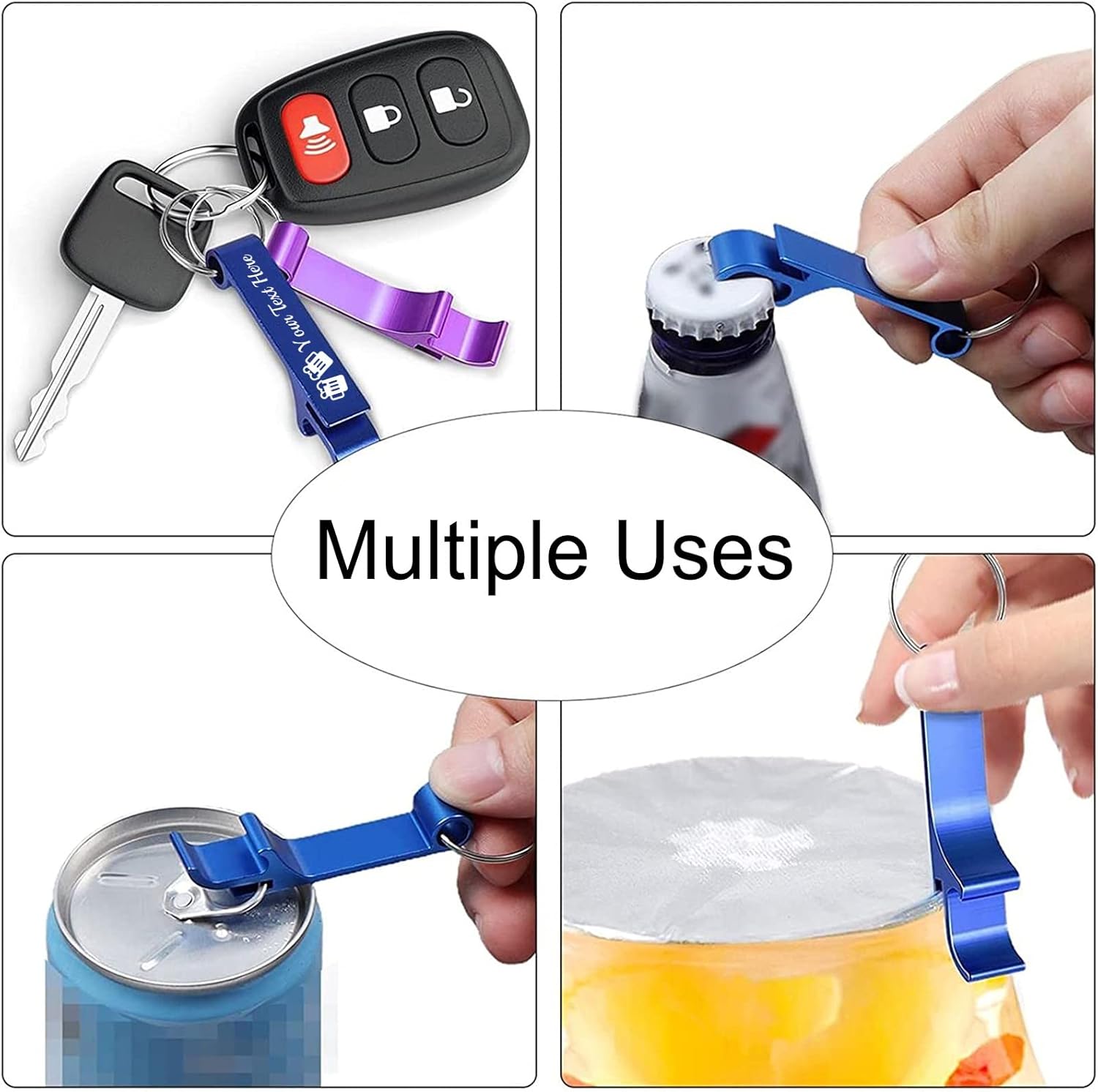 100pcs Personalized Bottle Opener Keychain Bulk Custom Bottle Opener Party Wedding Favor With Logo Text Engraved Customized Metal Bottle Opener Gifts