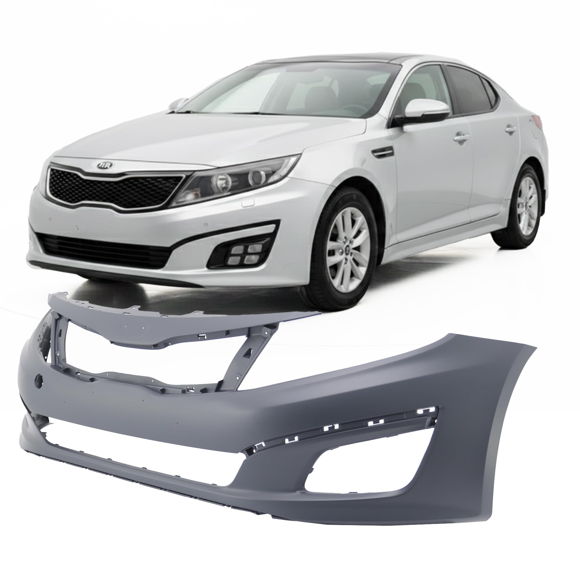 FitParts Compatible with Kia Optima 2014–2015 Front Bumper Cover