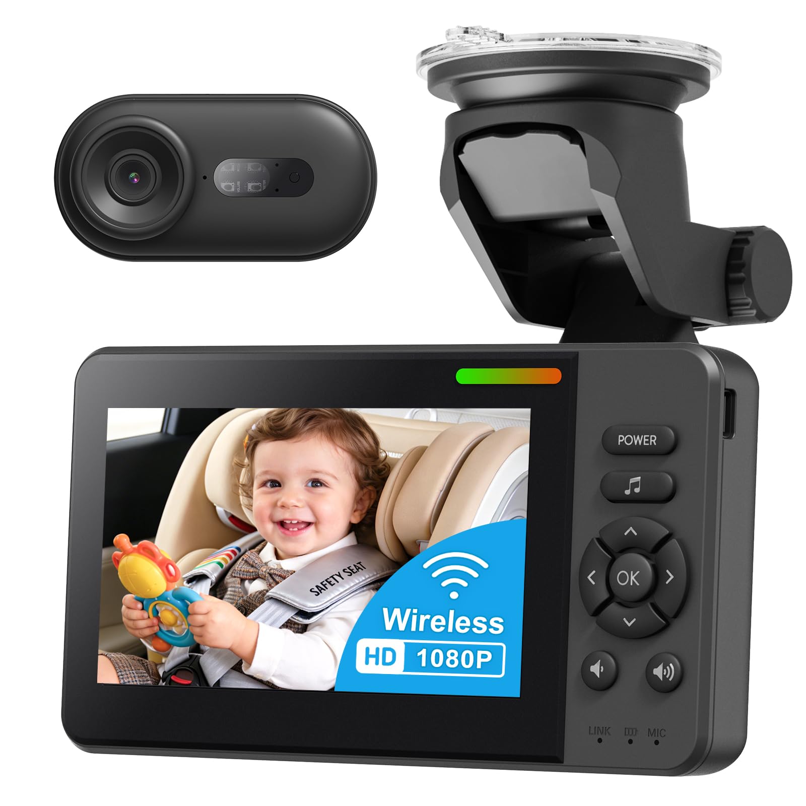 TinyShield Wireless Baby Car Camera HD 1080P