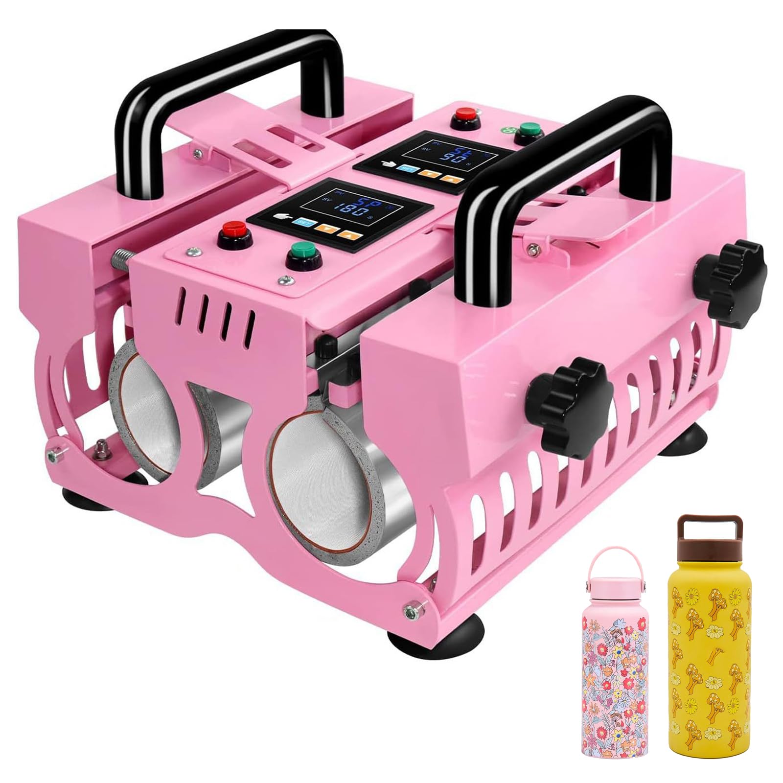Presse à gobelet rotative automatique à double transfert thermique pour sublimation