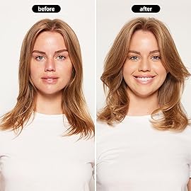 K&K Heated Curling Brush - 1.5 Inch Ceramic Tourmaline Ionic Volumizing Hot Brush for Root Volume & Loose Curls (Black)