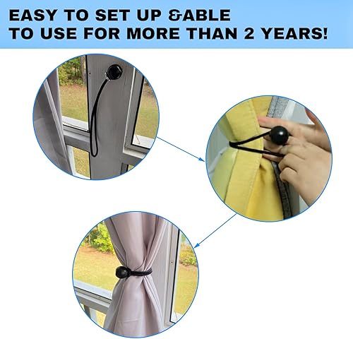 Miniatura 3 de XSTRAP STANDARD 28 cuerdas elásticas de bolas con cuerda elástica para toldo, lona, correas, tienda de campaña y alambres, adornos de Navidad para