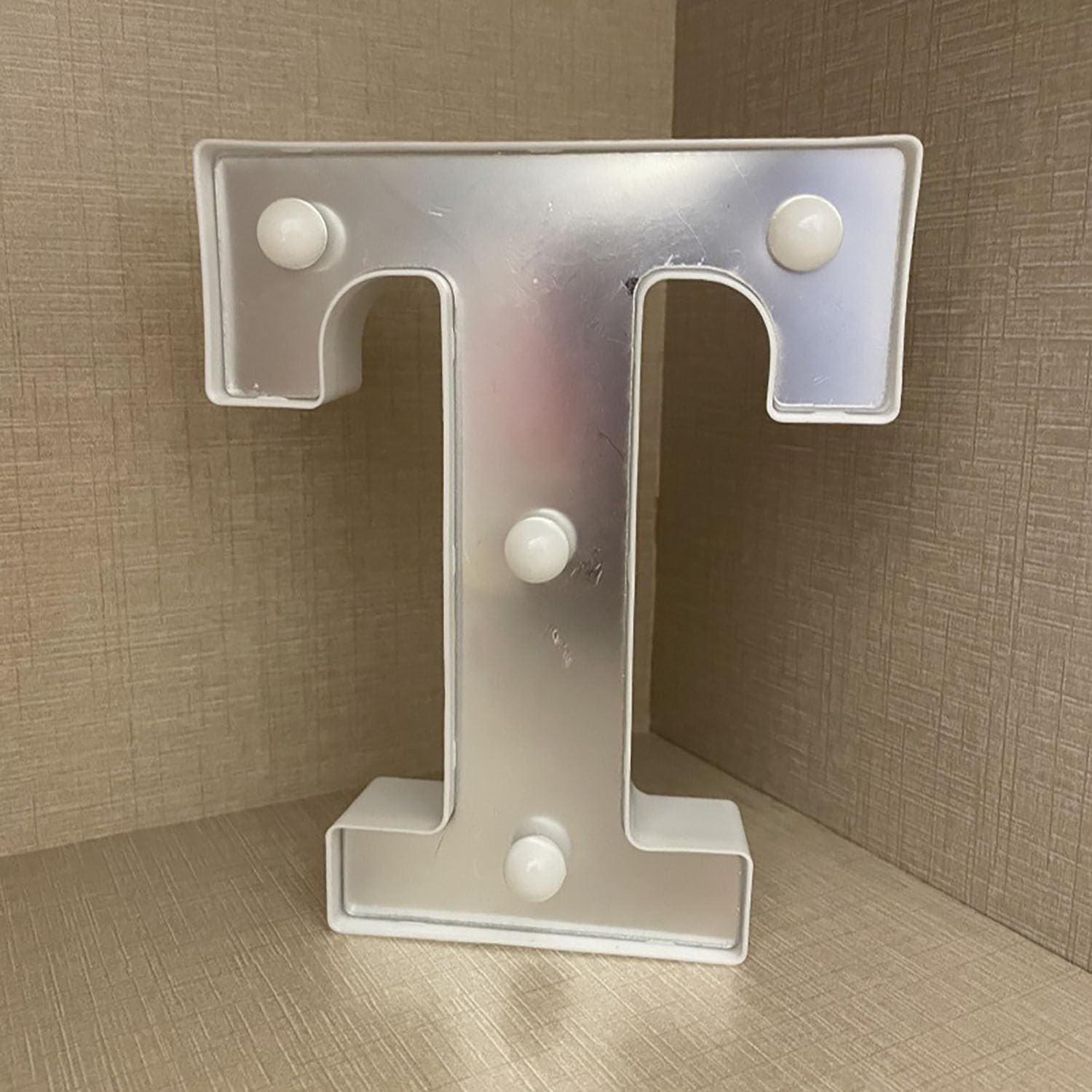 LED Marquee Letter Lights, Light Up Letters Glitter Alphabet Letter Sign Battery Powered for Night Light Birthday Party Wedding Girls Gifts Home Bar Christmas Decoration