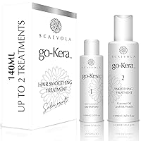 Vista 1 de go-Kera Tratamiento alisador de queratina – Kit profesional de tratamiento capilar de queratina brasileña – Alisado, hidratante, reparador, efecto
