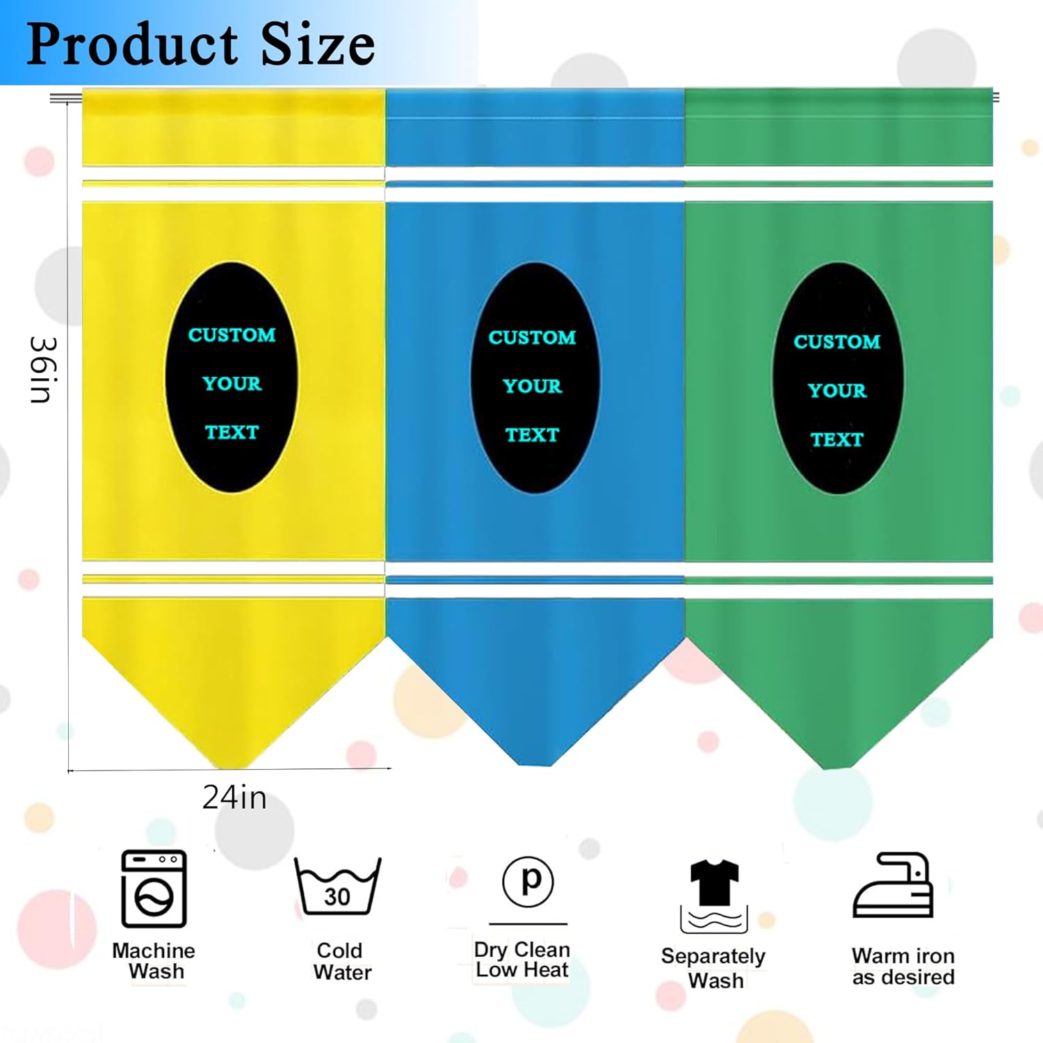 Sonernt Custom School Classroom Curtains Personalized Back to Classroom Rainbow Curtains for for Nursery Teacher Office assroom Bedroom Living Room Decor 36" x 24"(6Pcs