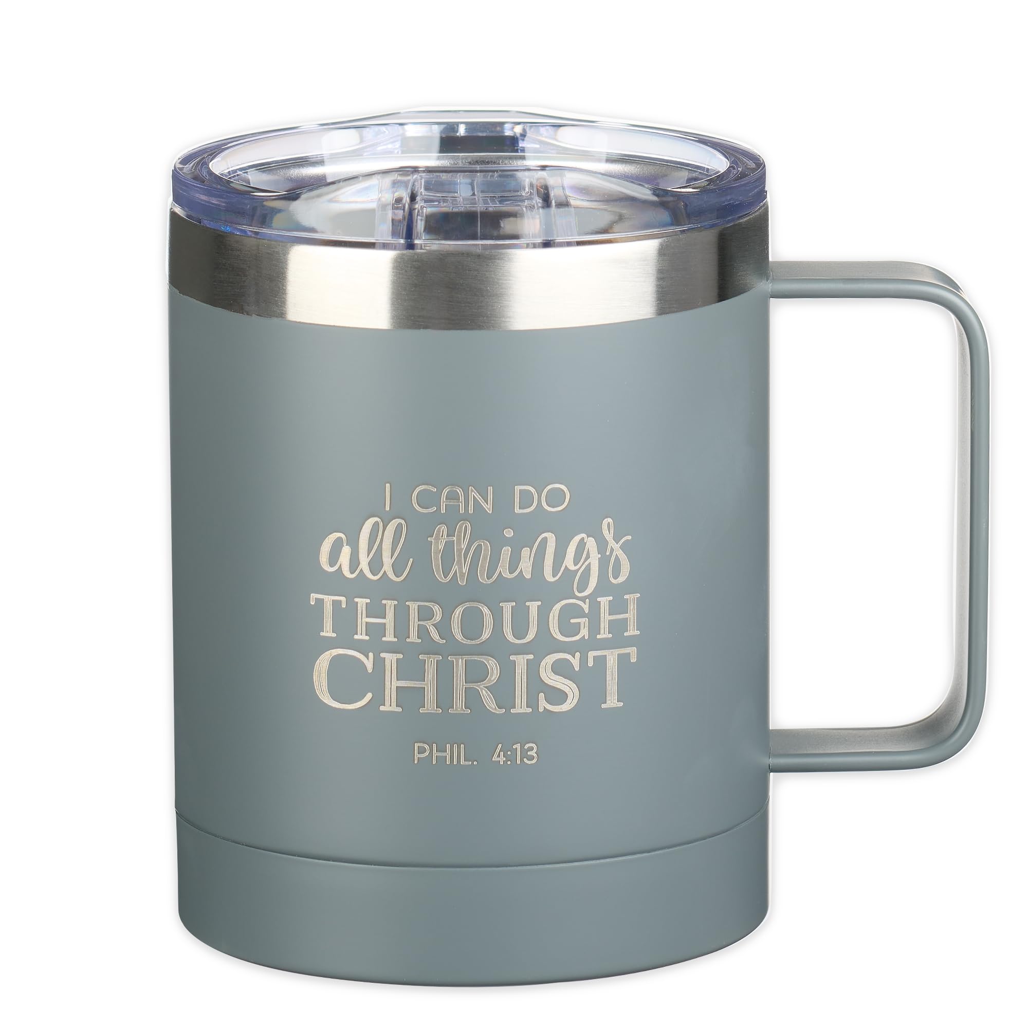 11 oz. Stainless Steel Insulated Camp Style Travel Mug