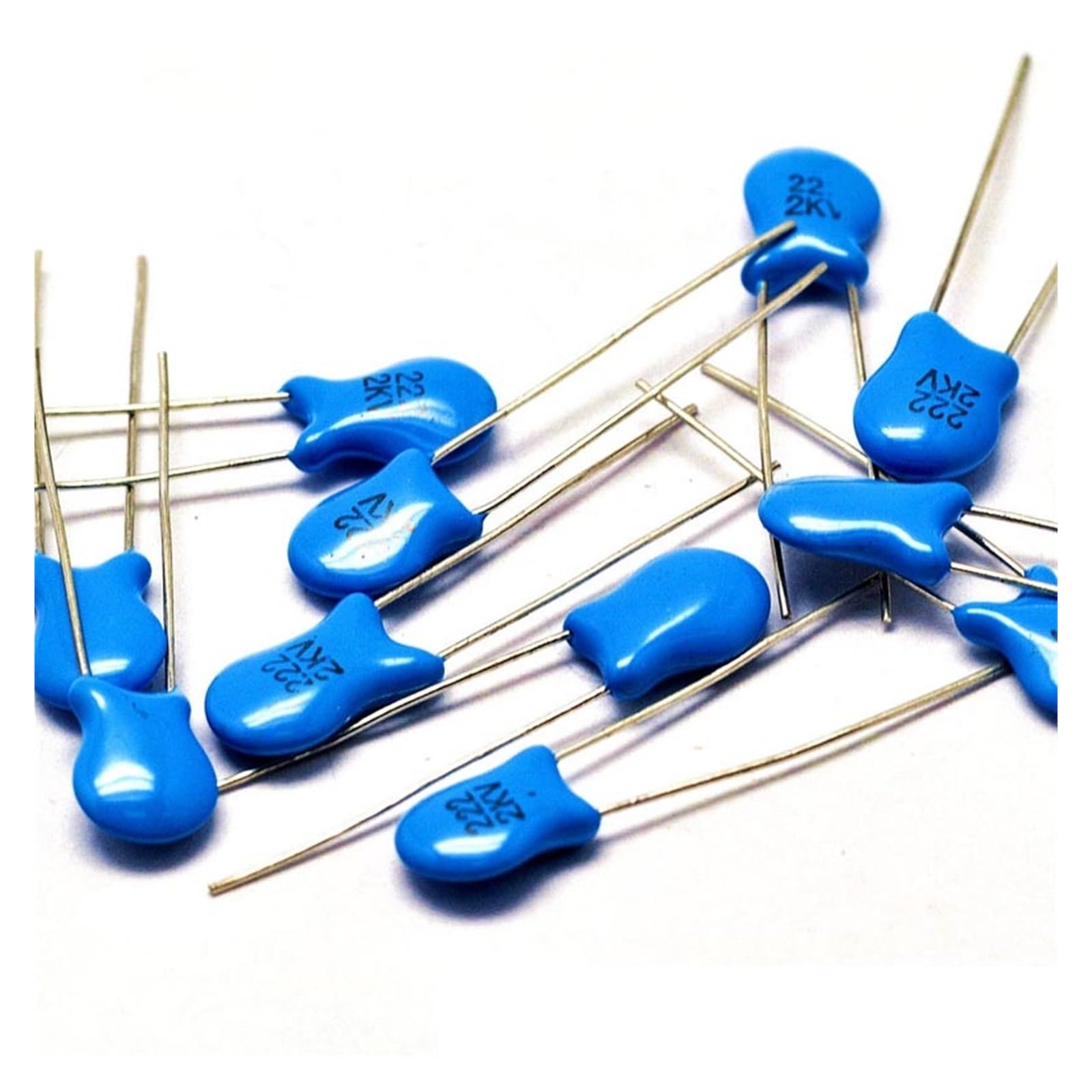 ICXLPMC 50pcs 2.2nF 222 2KV 2200pF 2000V High Voltage Ceramic Disc Capacitor