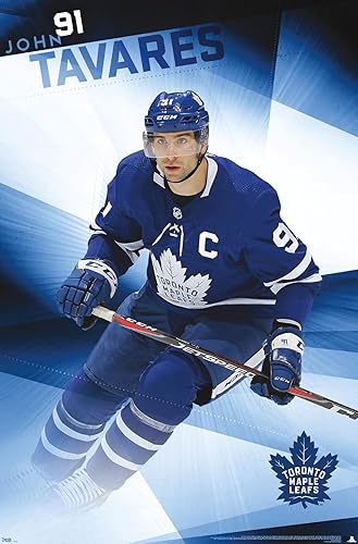 Trends International NHL Toronto Maple Leafs - Póster de pared de John Tavares 19, 22.375 x 34 pulgadas, versión sin marco