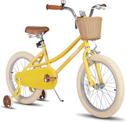 Miniatura 11 de JOYSTAR Bicicleta para Niñas de 2-12 Años de Edad, Niños Pequeños y Niños, 12" 14" 16" 18" 20" Bicicleta para Niños Estilo Retro con Ruedas de