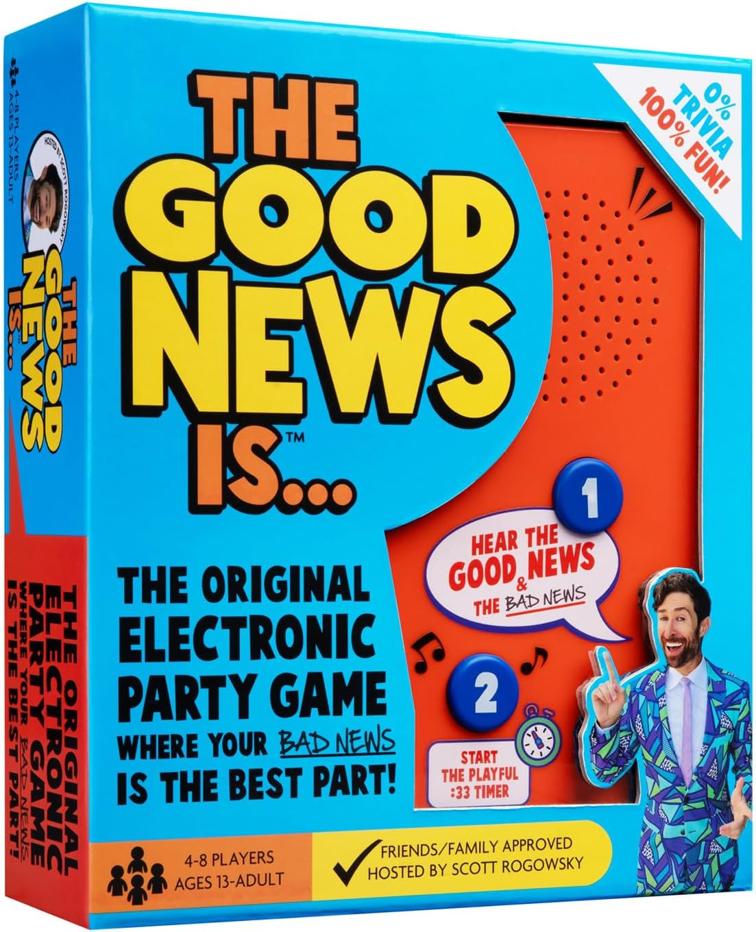 The Good News is… Party Game for Adults, Teens, Friends & Family | 13+ | Hilarious Icebreaker for Game Night, Groups & Gatherings | 0% Trivia, 100% Fun