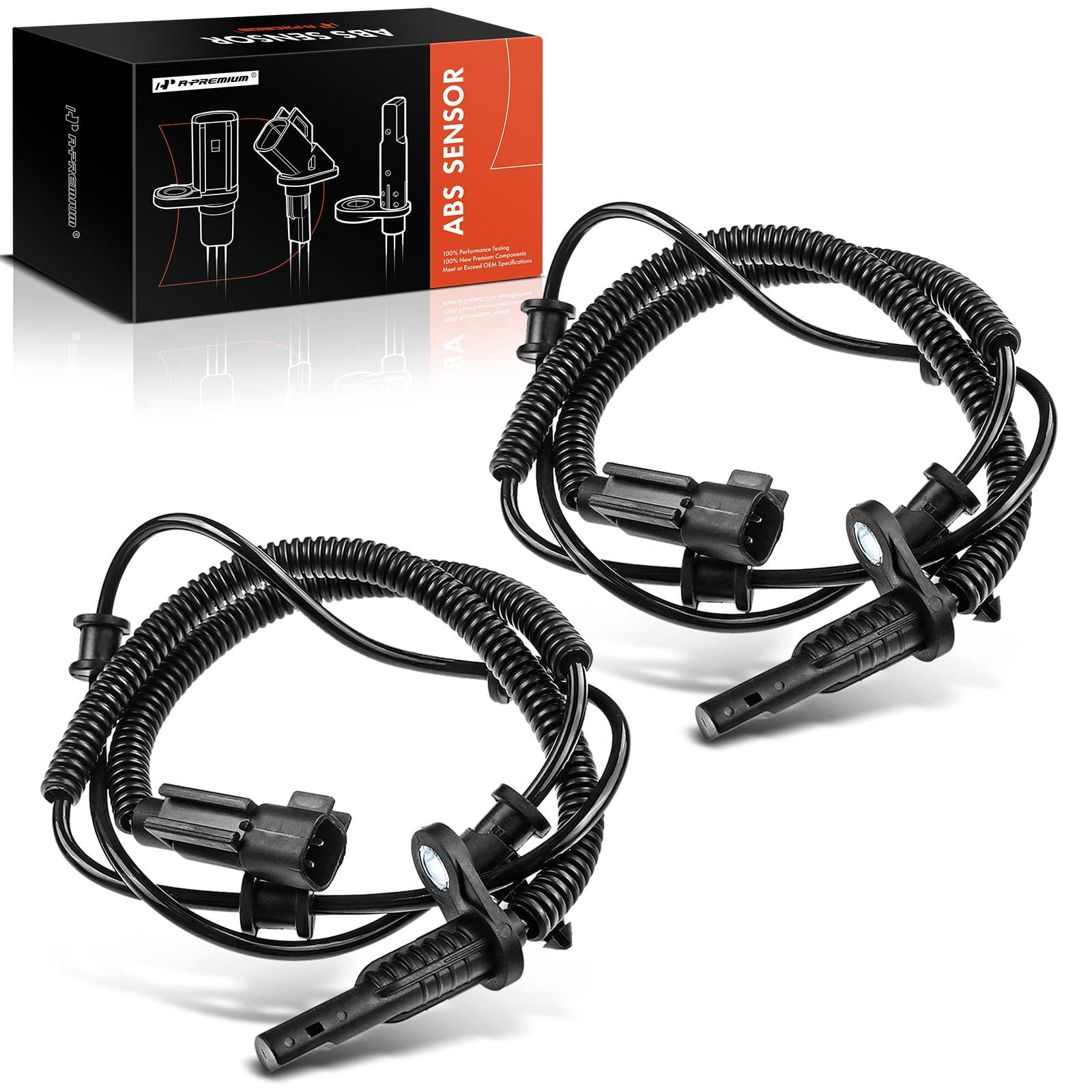 Amazon.com: A-Premium 2PC Set Rear ABS Wheel Speed Sensor