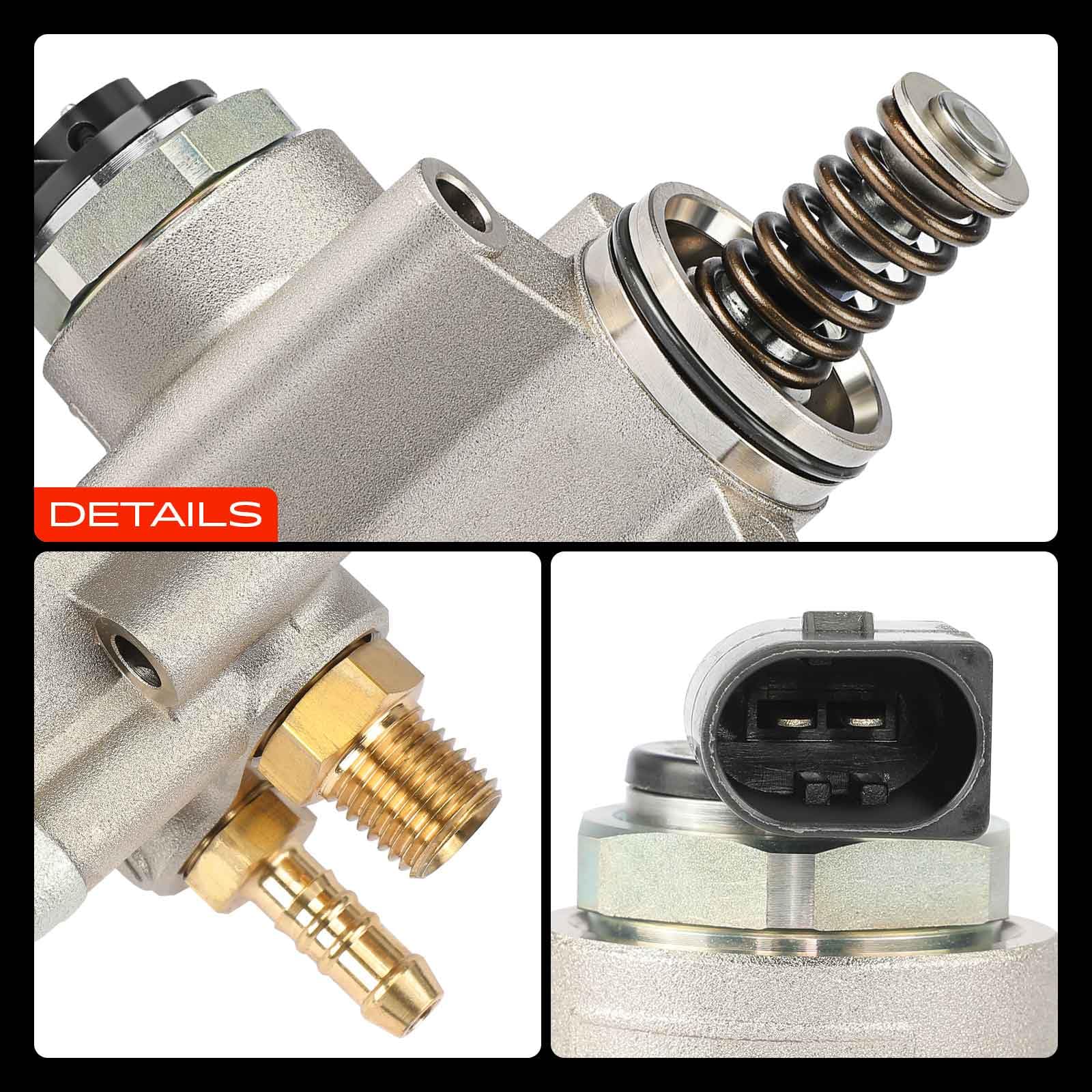 Frankberg Bomba de combustible de alta presión Compatible con Golf Plus 521 5M1 1.6 FSI A3 8P1 1.6 FSI Golf V 1K1 1.6 FSI E.O.S 1F7 1F8 1.6 FSI Golf V 1K1 1.4 FSI Replace# 03C127025R,03C127025K