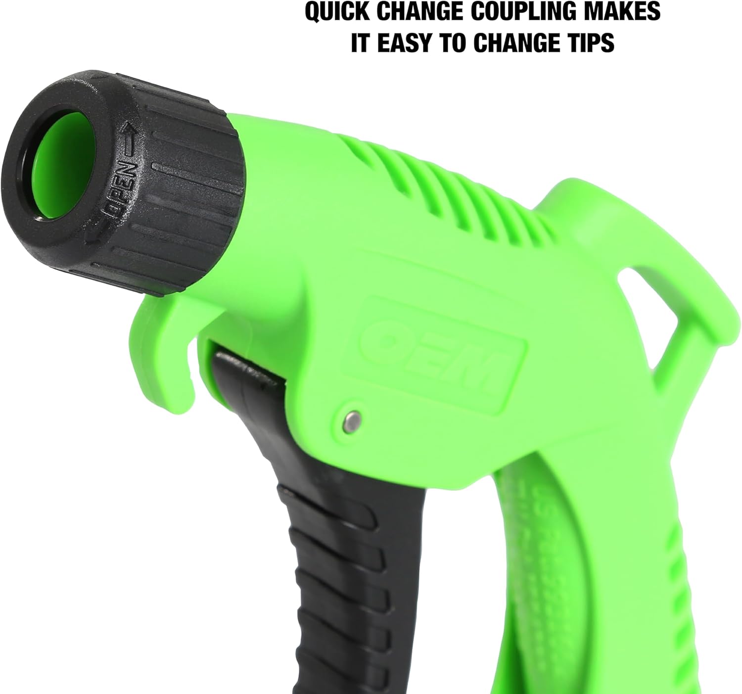 OEMTOOLS 24439 5-Pc Air Blower Gun, 1/4 Air Blow Gun Inlet, Includes Turbo Air Nozzle, Variable Air Gun Blower Trigger, Air Blow Gun Kit, 160 PSI Compressor Air Gun
