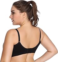 Vista 6 de Lataly Brasier de maternidad sin aro para dormir y amamantar. Paquete de 5.