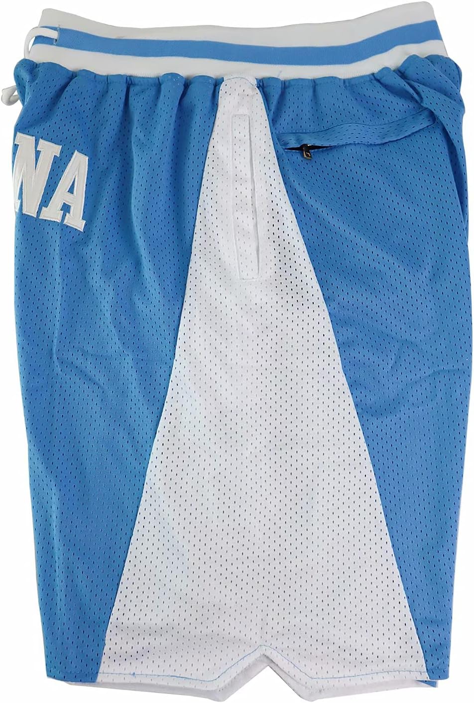 Bicrjox Fans Basketball Shorts Athletic Quick Dry Mesh Short Pants with Pockets Gifts for Men Blue - XXL - Image 4