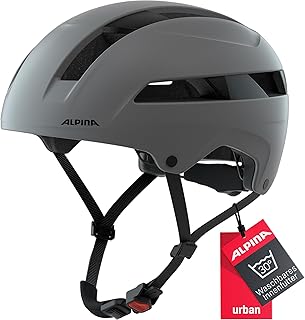 ALPINA Soho - Extremely Robust, Lightweight & Individually Adjustable Urban Bicycle Helmet for Adults