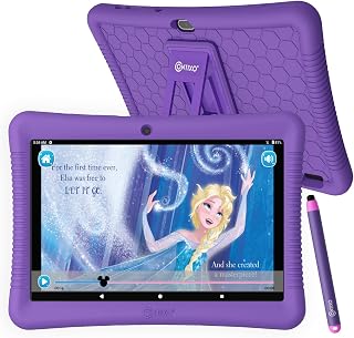 Contixo K101A 10 polegadas IPS display Crianças Tablet com 2GB RAM 16GB ROM Android 10 Controlo Parental para crianças Crianças infantil em casa School, Tablet educativos para crianças, Wi-Fi, caso Child-Proof (vermelho)
