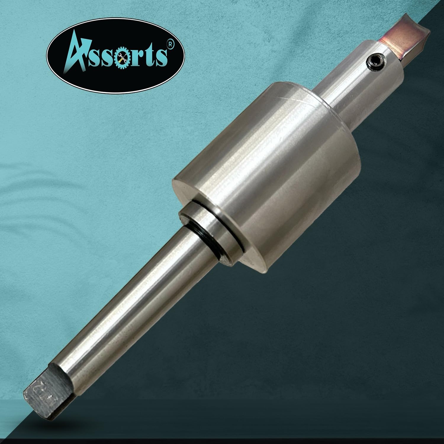 ASSORTS MT2 Teng Style Rotary Broach Set with 7 Metric Square HSS Punches (3–12mm) | Precision Internal Square Broaching Tool for Lathe, Milling & CNC Machines | High-Speed Steel Cutters