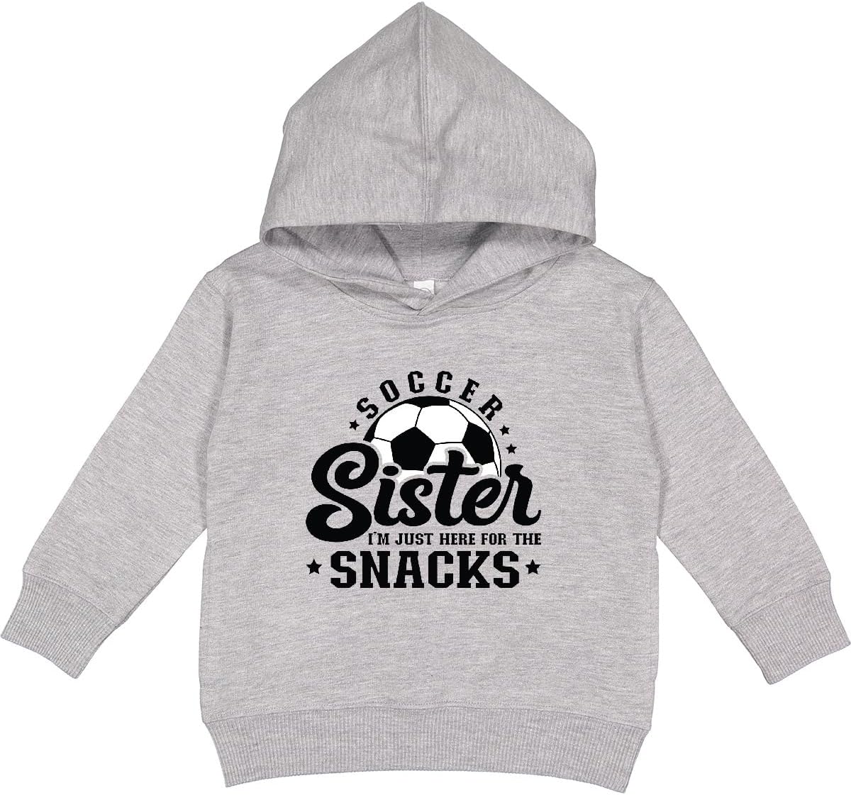 inktastic Soccer Sister - I'm Just Here for the Snacks Toddler Hoodie