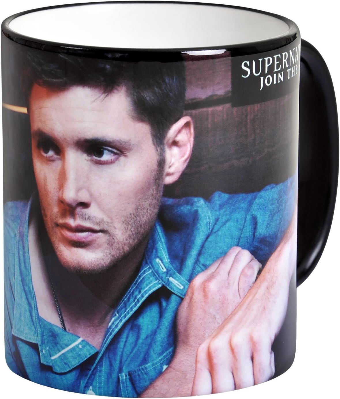 Elbenwald Supernatural Mug Dean Winchester Portrait Round Print 320ml Ceramic