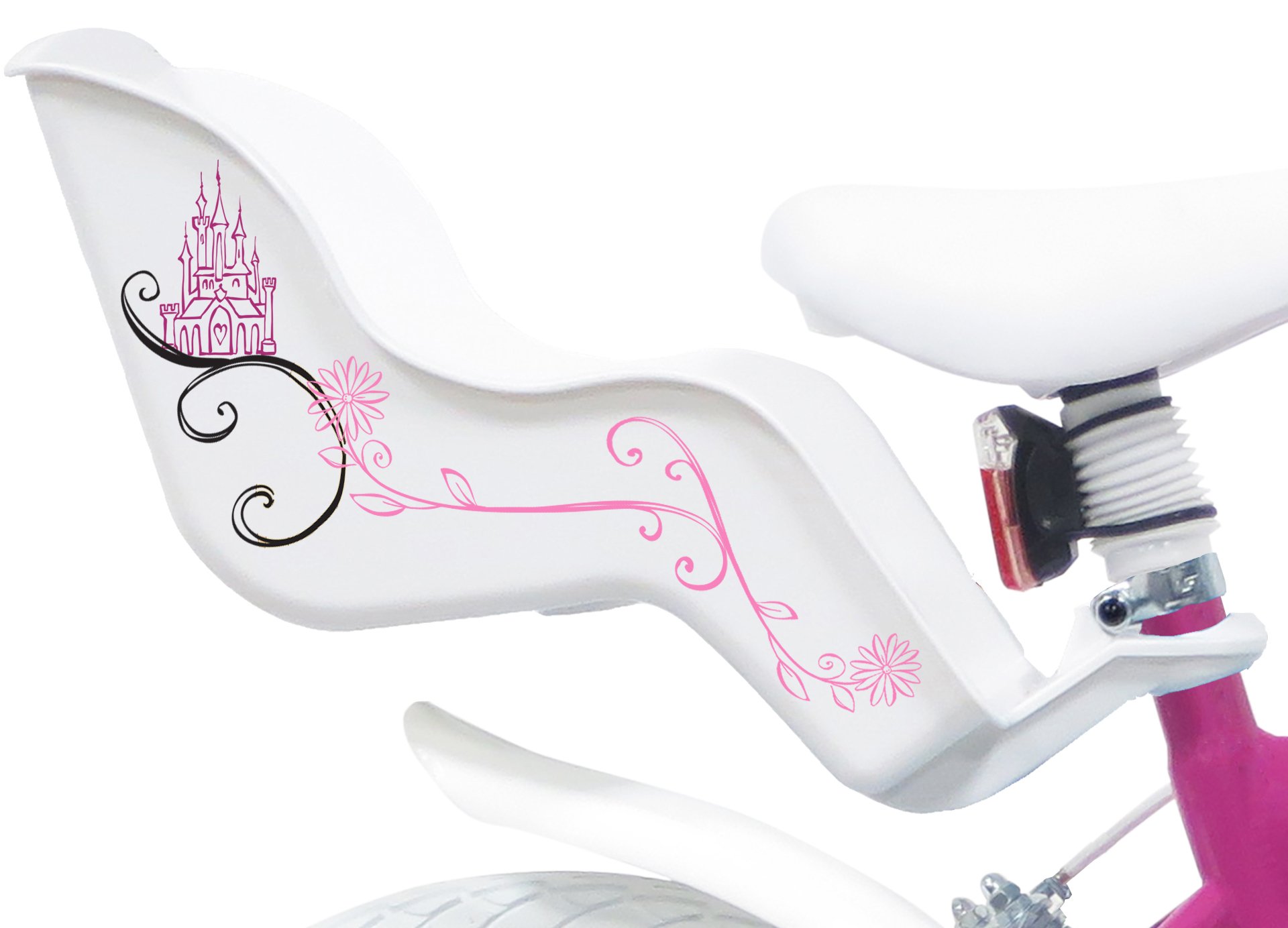 VELO 16'' FILLE LICENCE FROZEN - 2 FREINS - PANIER AVANT ET PORTE POUPEE + CASQUE INCLUS