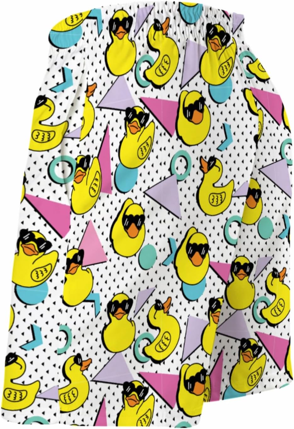 Funny Rooster Beer Men's Swim Trunks Chicken American Flag Stars Summer Board Shorts Drawstring