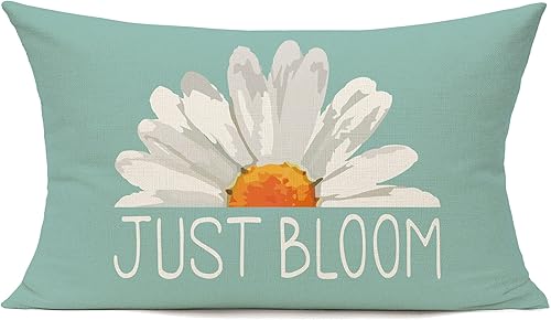 Miniatura 15 de All Smiles Juego de 4 fundas de almohada de primavera verde para exteriores, 18 x 18 pulgadas, fundas decorativas de verano, decoración del hogar