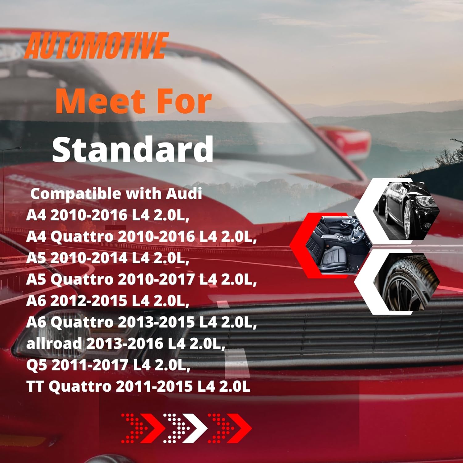 High Pressure Fuel Pump Compatible with Audi A4 2010-2016, A4 Quattro 2010-2016, Q5 2011-2017, A5 2010-2014, A5 Quattro 2010-2017, A6 2012-2015, A6 Quattro, TT Quattro, allroad