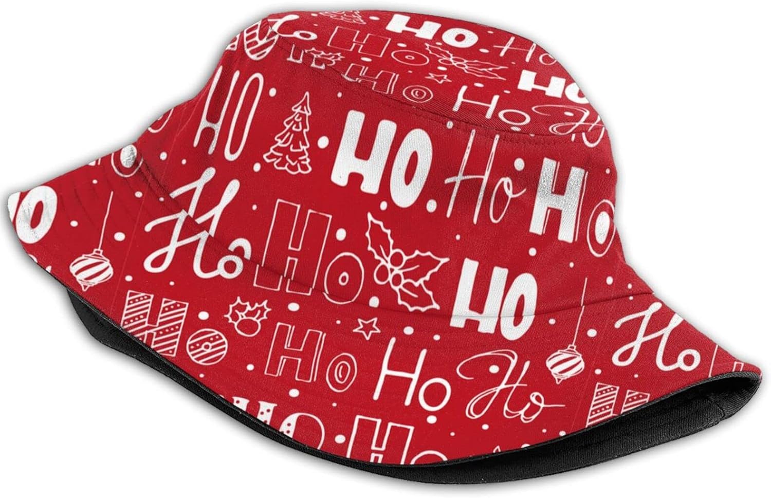 Merry Christmas Bucket Hat Fisher Hat for Travel Beach Sun Hat Outdoor Cap Unisex Men Women - Image 2
