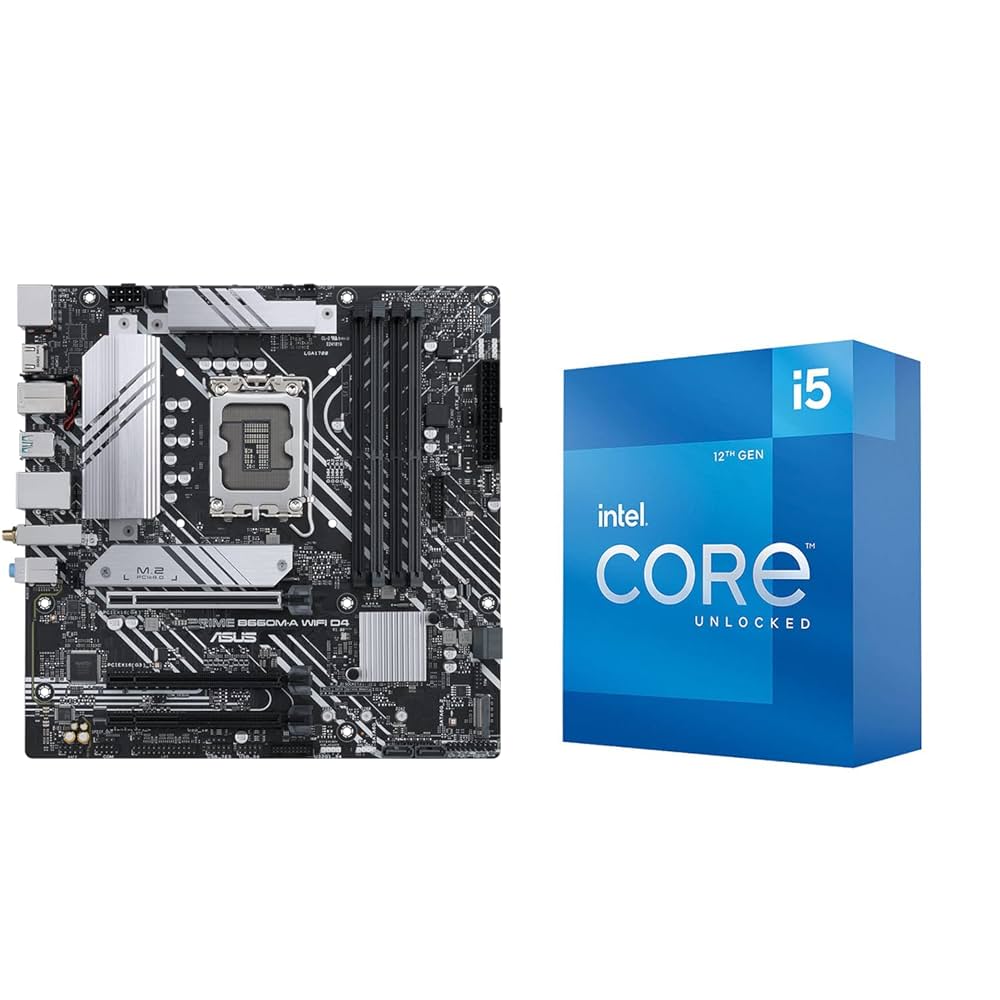 B660-PLUS WIFI D4+Intel Core i5-12600k Asus Tuf Gaming B660M