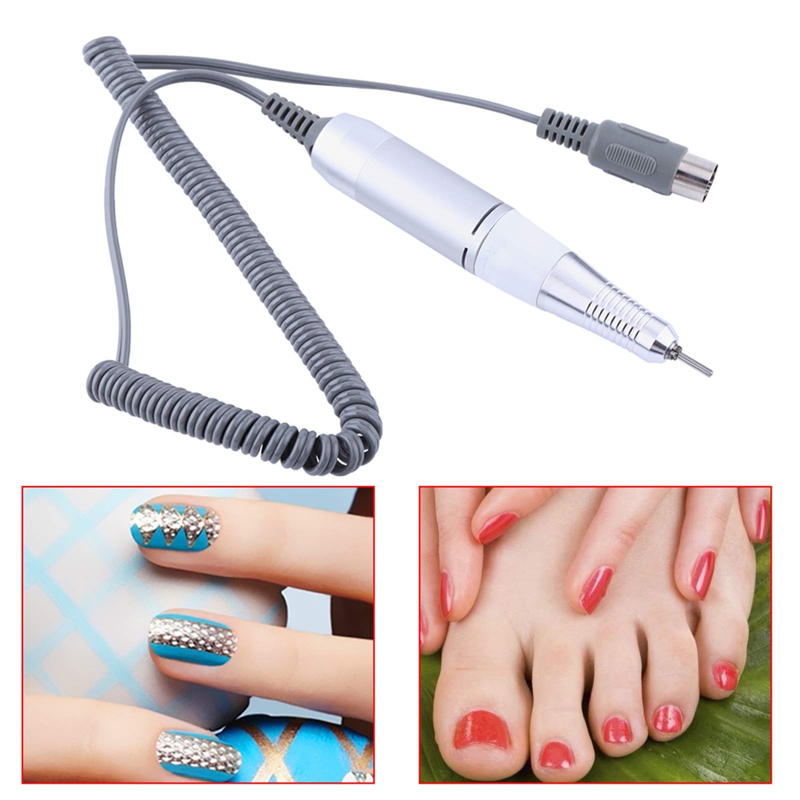 Sostituzione del Manipolo del Trapano per Unghie, Penna di Ricambio per Trapano per Pedicure Manipolo per Smerigliatrice per Unghie 1 Pezzo Manicure Elettrica Professionale
