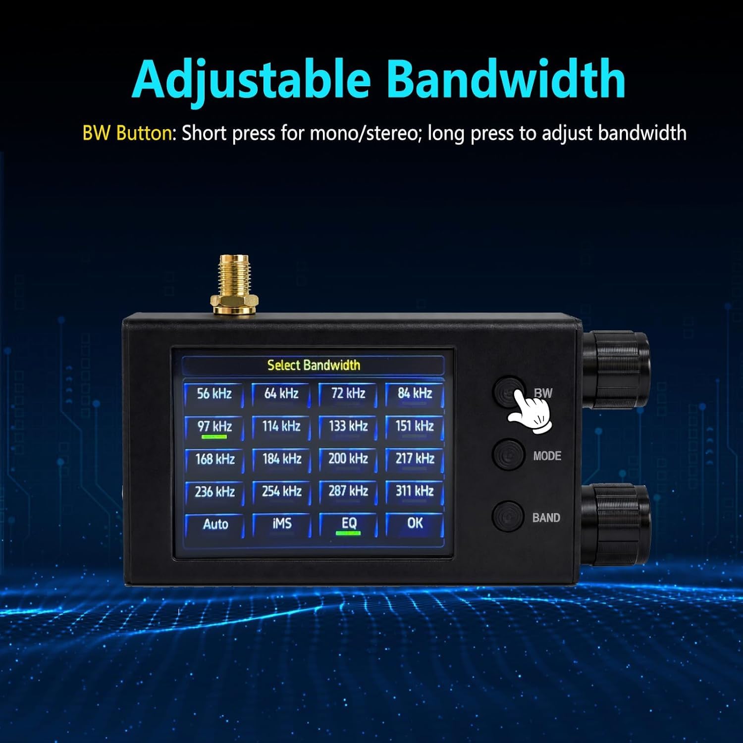 Amazon.com: WOOKLEA TEF6686 Full Band Radio Receiver 65 to 108MHz