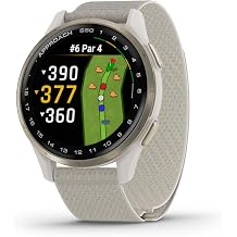 Garmin Approach&reg; S50, Golf GPS Smartwatch, 43mm, Ivory